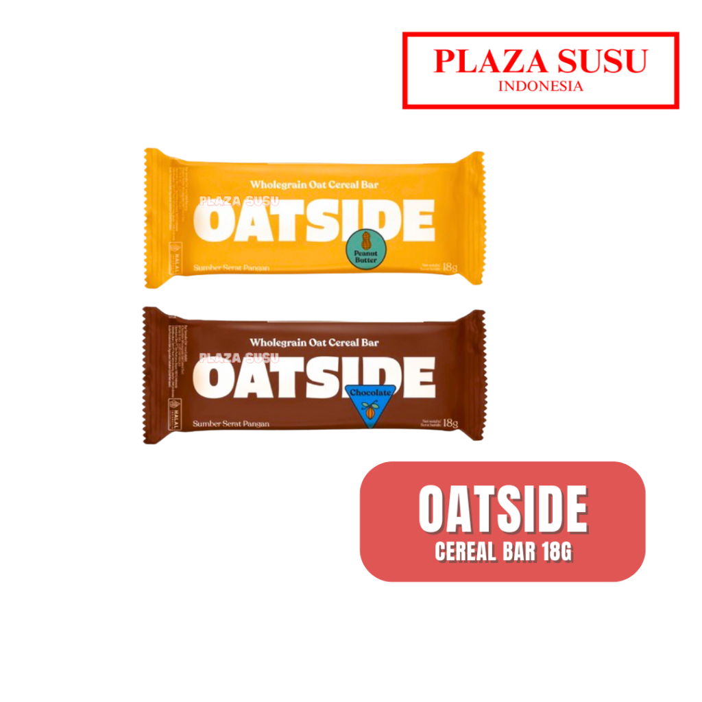 

CAMILAN OATSIDE OAT CEREAL BAR JAJANAN COKLAT/PEANUT BUTTER GANDUM CHOCO