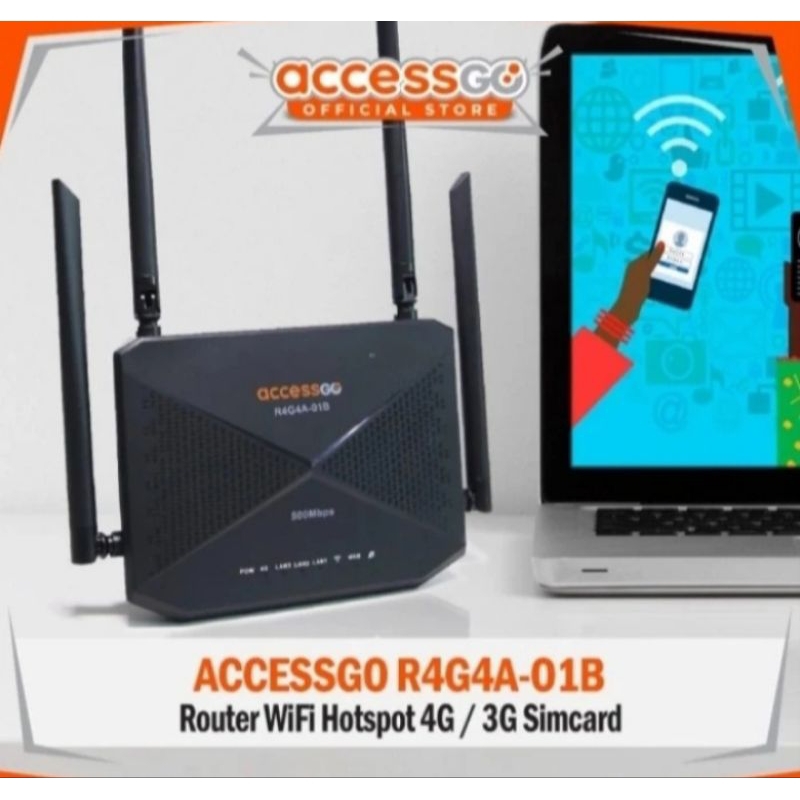 Router and modem sim card all operator accesgo R4G4A-01B