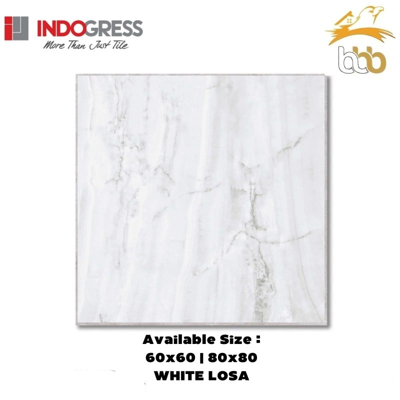 granit indogress 60x60 white losa