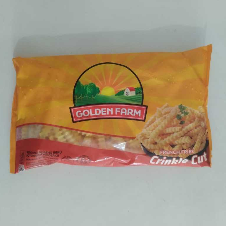 French Fries Golden Farm 1kg Just Fry Stik Kentang Goreng Frozen Kiloan