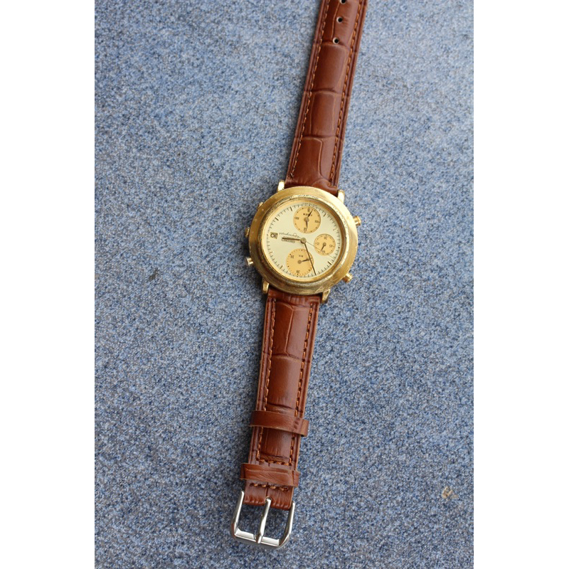 Seiko Watch 7T32 - 6C40 Chronometer Alarm Vintage (Collector Item)