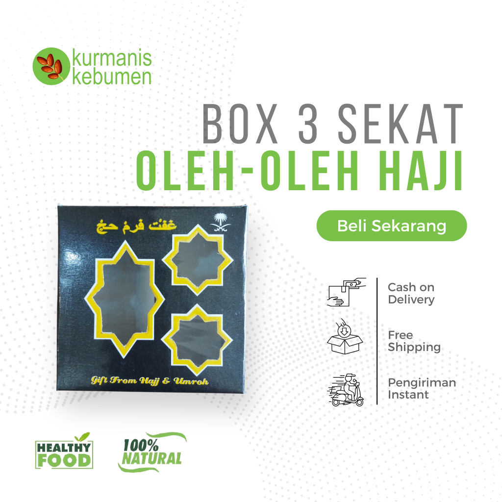 

Kardus Paket Oleh Oleh Haji dan Umroh Box Kosong Sekat 3