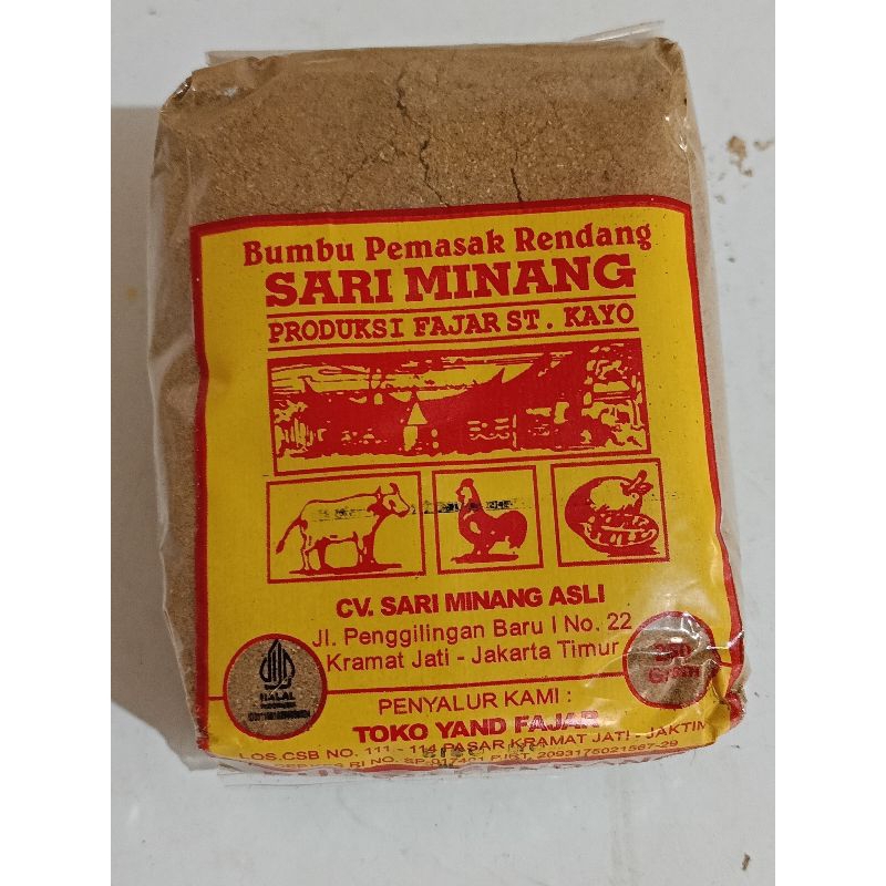 Grilshop7 Sari Minang Bumbu Masakan Padang Rendang Gule Martabak (Langsung Kirim)