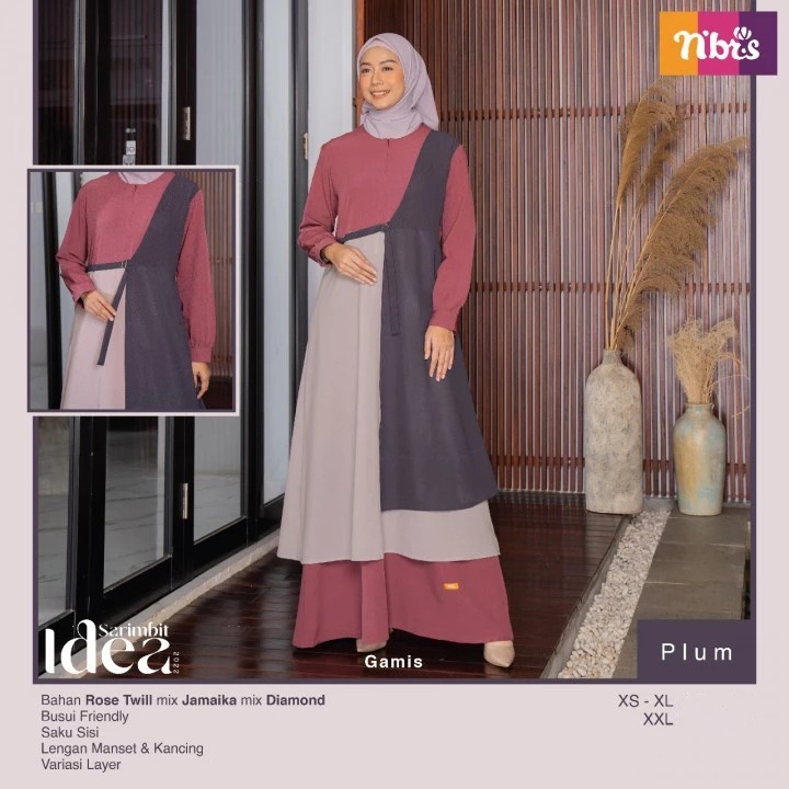 Nibras Sarimbit Baju Couple Pasangan Fashion Muslim Couple Kekinian