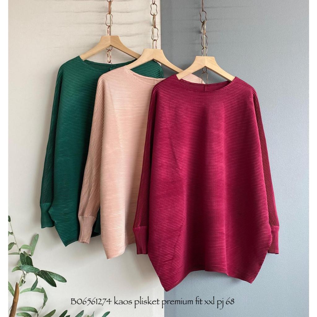 BLOUSE BATWING PLISKET PREMIUM/ATASAN/BLOUSE/BATWING/PLISKET/PREMIUM