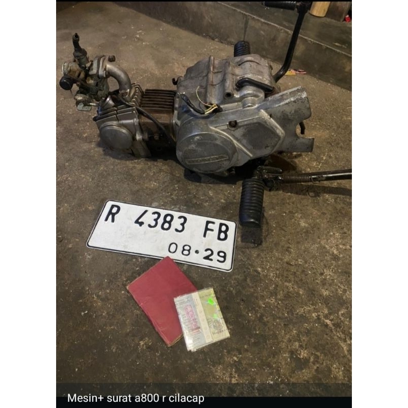 Mesin Engine Set Lengkap SS Hidup Honda Supercub 800 Asdap Original Bekas Copotan Motor Second 2nd T