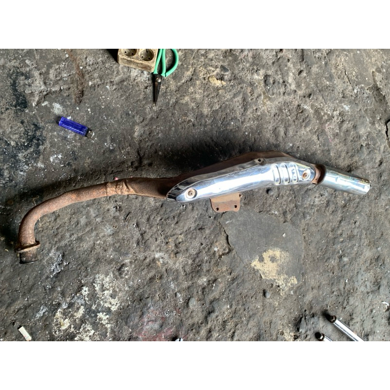 knalpot suzuki crystal tune/ swing