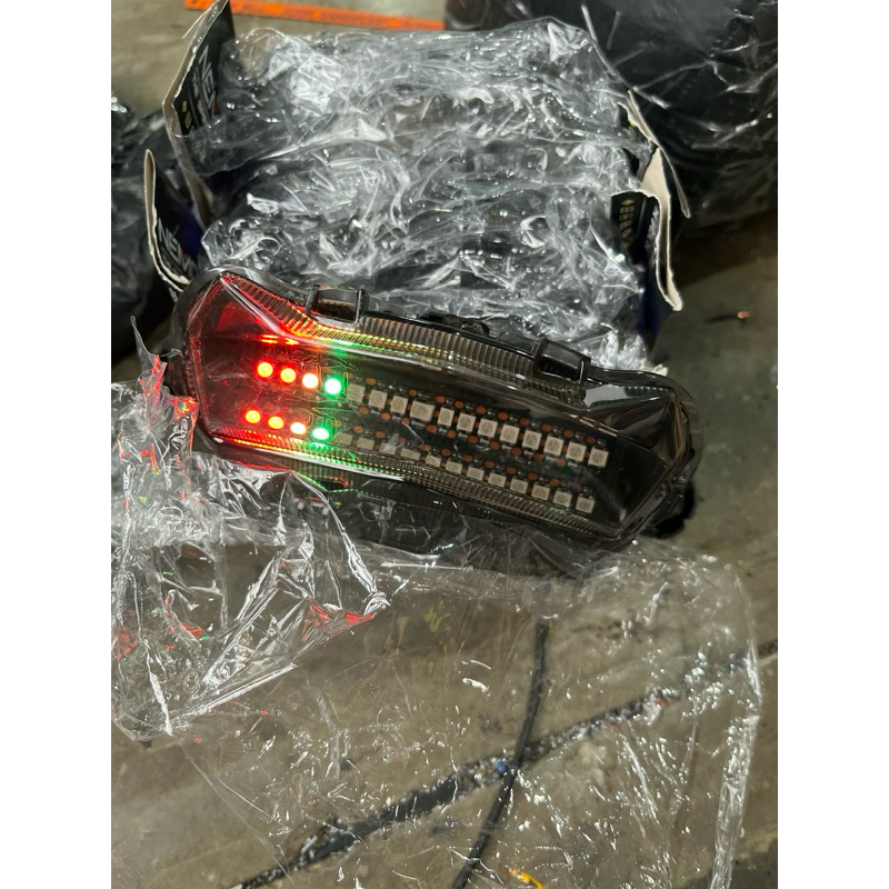 stoplamp yamaha aerox new lampu belakang yamaha aerox new lampu runing animasi