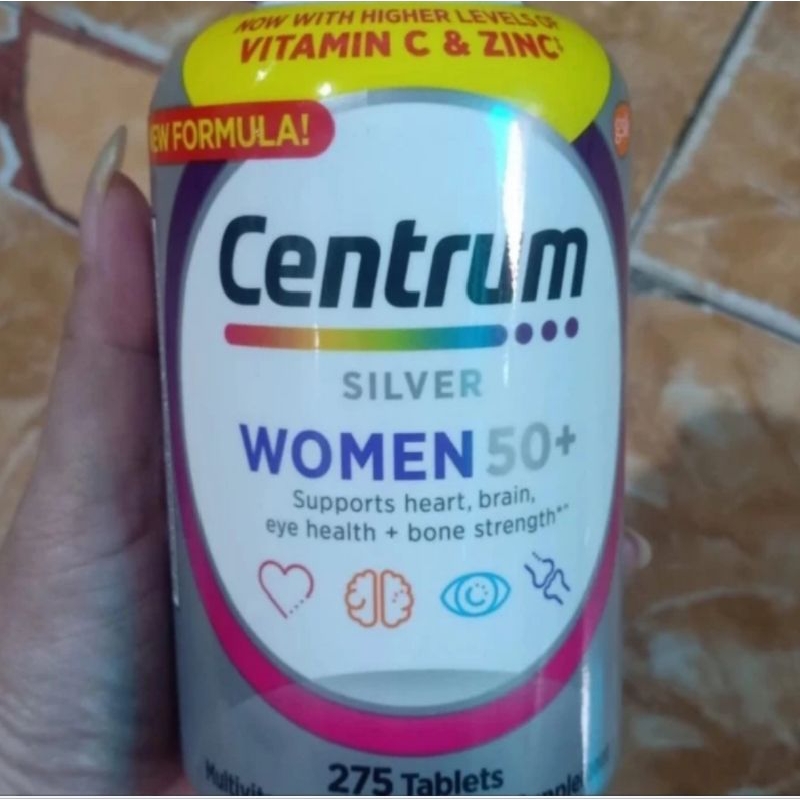 Centrum Silver Women's 50+ multivitamin mineral  275 tablet.