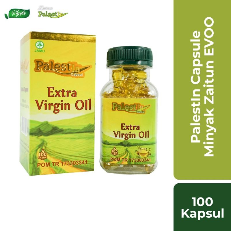Kapsul Minyak Zaitun Palestin - Zaitun Extra Virgin Olive Oil BPOM - ASLI Minyak Zaitun Palestine
