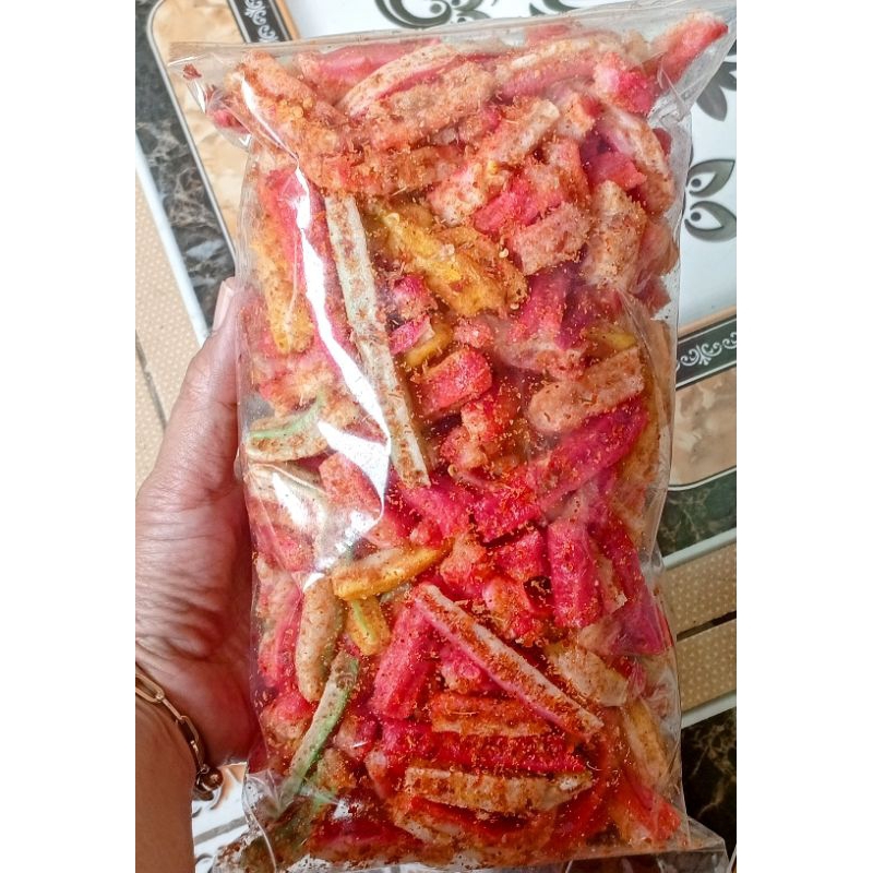 

krupuk beton pedas 250 gram