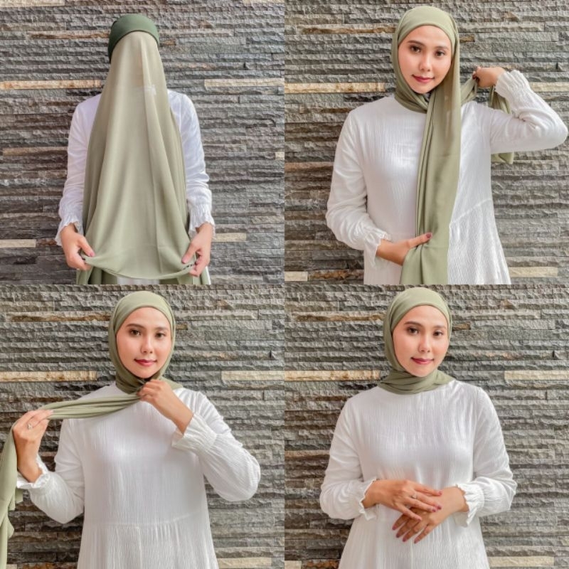 PASHMINA INNER TALI - hijab instant pasmina iner jersey stella ceruty baby doll premium - jilbab - k