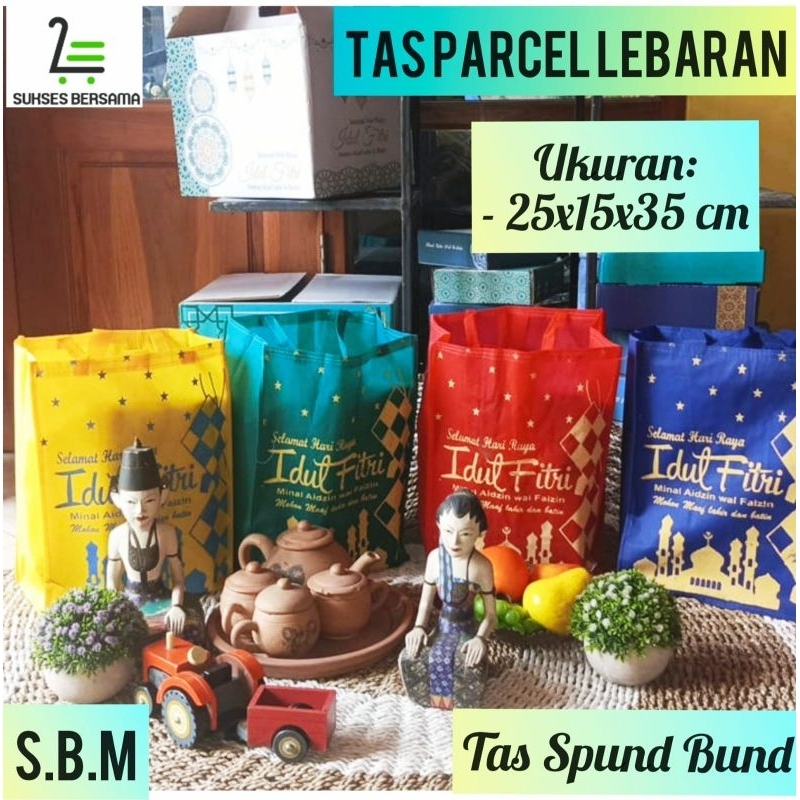 

Tas Parcel 25x15x35 cm(jahit)3D/Tasspundbund/taskain/IdulFitri/taskain