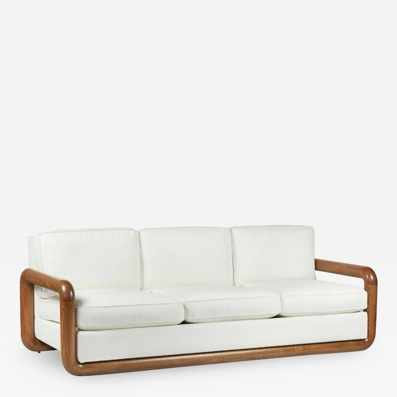 Sofa Tamu Kayu Jati Minimalis Kaki Bubut Loka Living