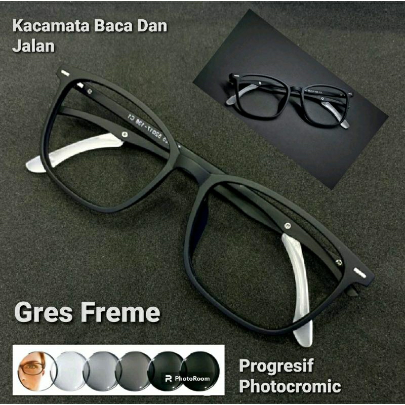 KACAMATA BACA DAN JALAN | LENSA PHOTOCROMIC | ANTI RADIASI SINAR UV