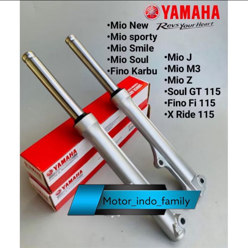 AS+TABUNG SHOCK DEPAN MIO J/MIO GT/SOUL GT 115/MIO M3 ORIGINAL 54P