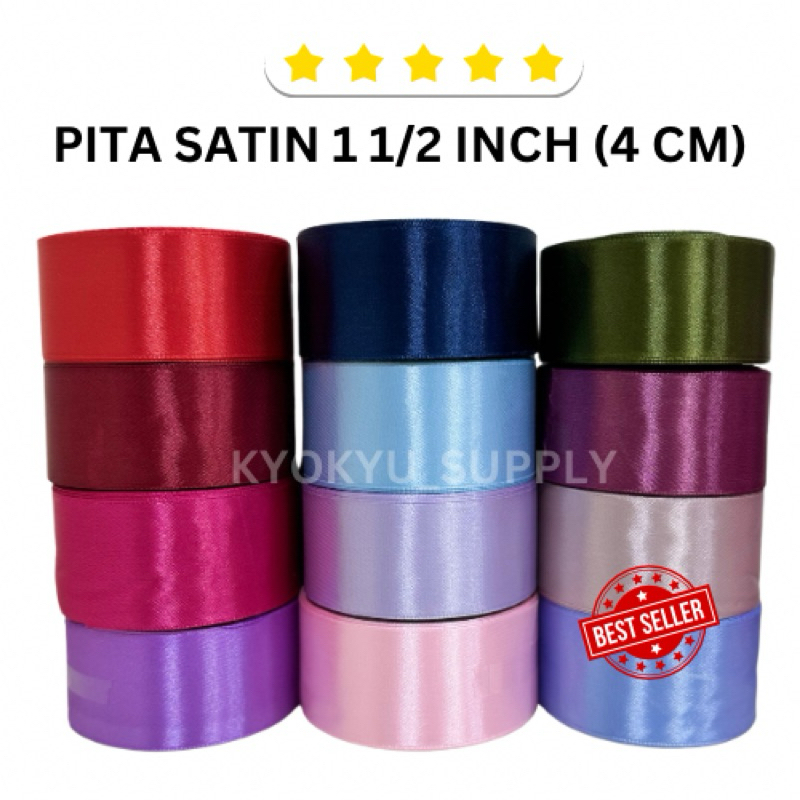 

PITA SATIN 1 1/2 INCH 4 CM IMPORT Pita Satin 1.5 TERLARIS