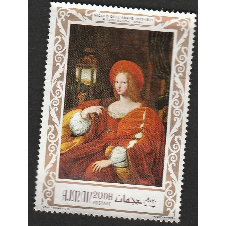 

A 11021 SATU BUAH PRANGKO NOMINAL 20 DIRHAM TEMA LUKISAN WANIT DENGAN KONDISI BELUM ADA CAP