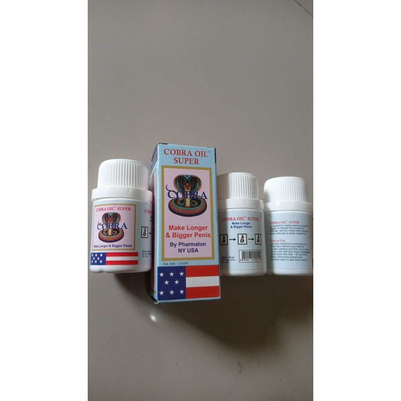 Cobra Oil Super Original Minyak Oles Pembesar Joni