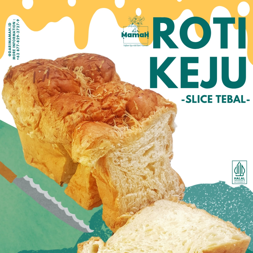 

Roti Keju dari Mamah - Slice Tebal