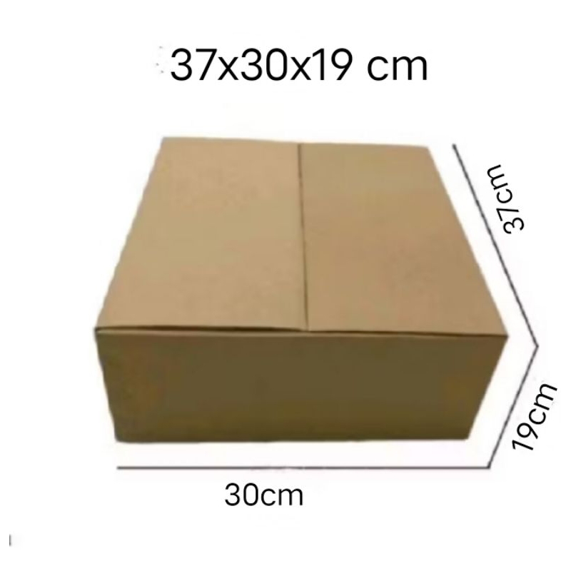 

kardus box Ukuran 37x30x19 cm single wall polos