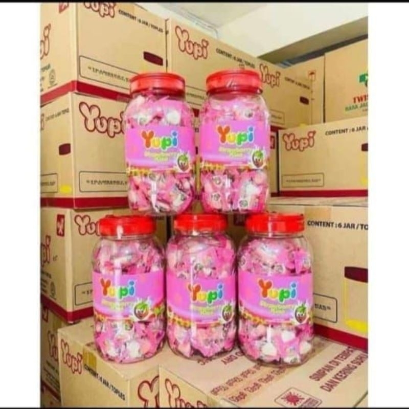 

PERMEN YUPI LOVE TOPLES 1 DUS ISI 6
