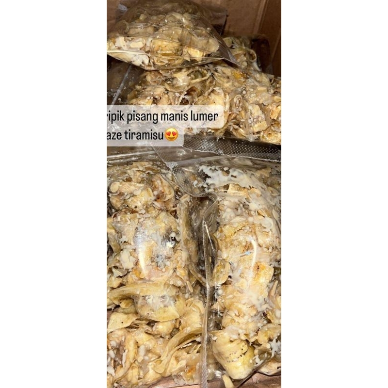 

keripik pisang lumer tiramisu