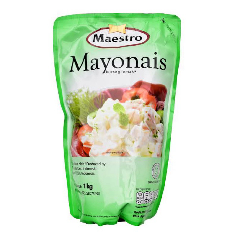 

mayonaise maestro kemasan 1 kg