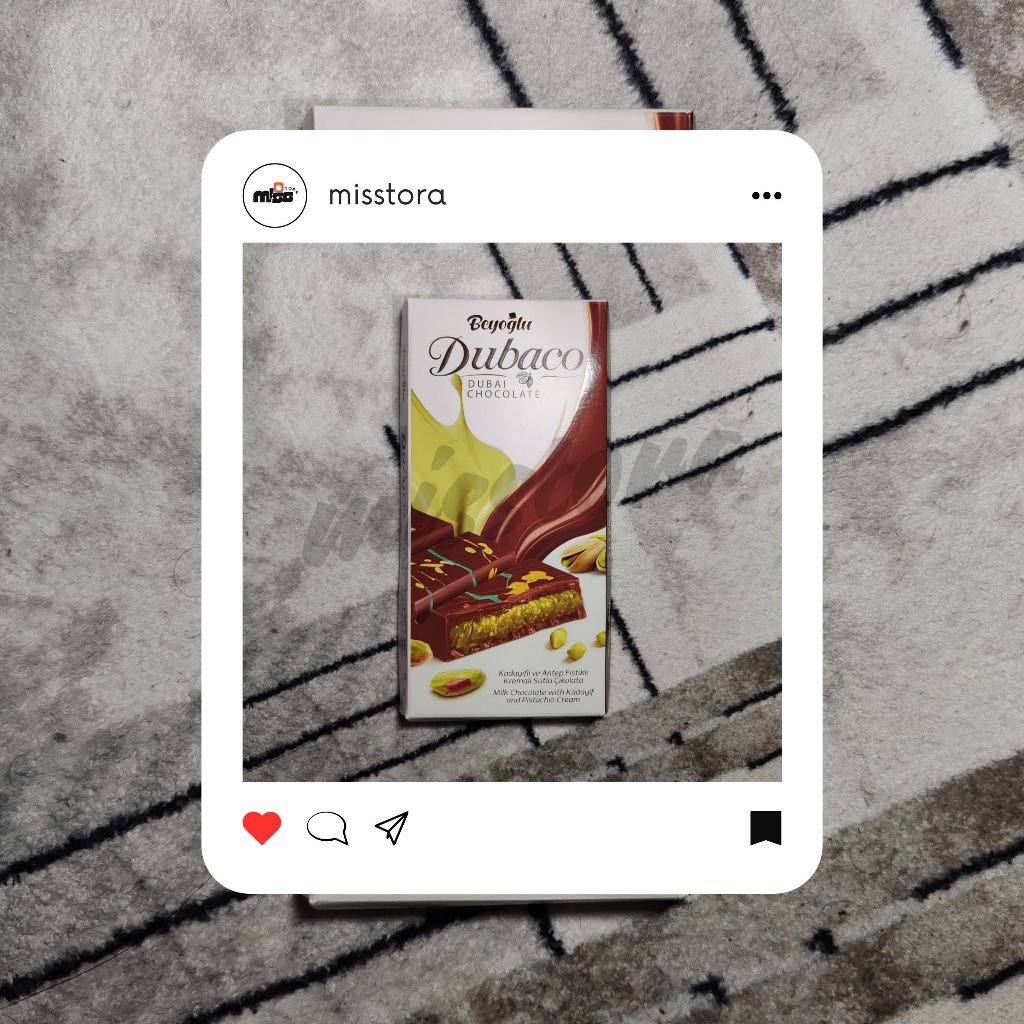 

Cokelat Dubai Dubaco Pistachio Asli Turki