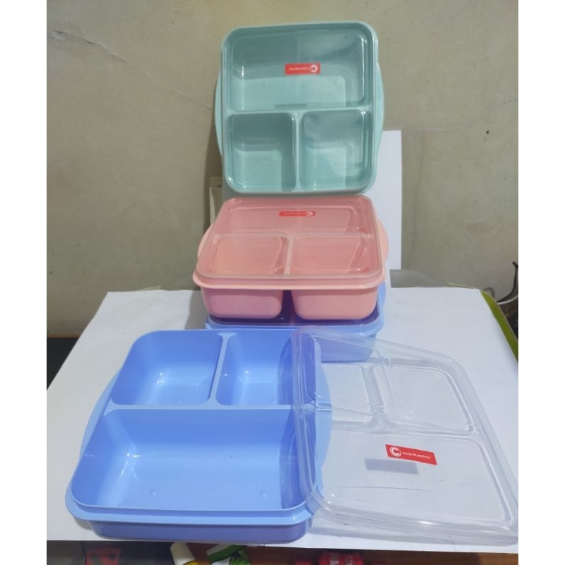 kotak makan/ tempat makan/ lunch box/ souvernir ultah Clio NARA TS 2111