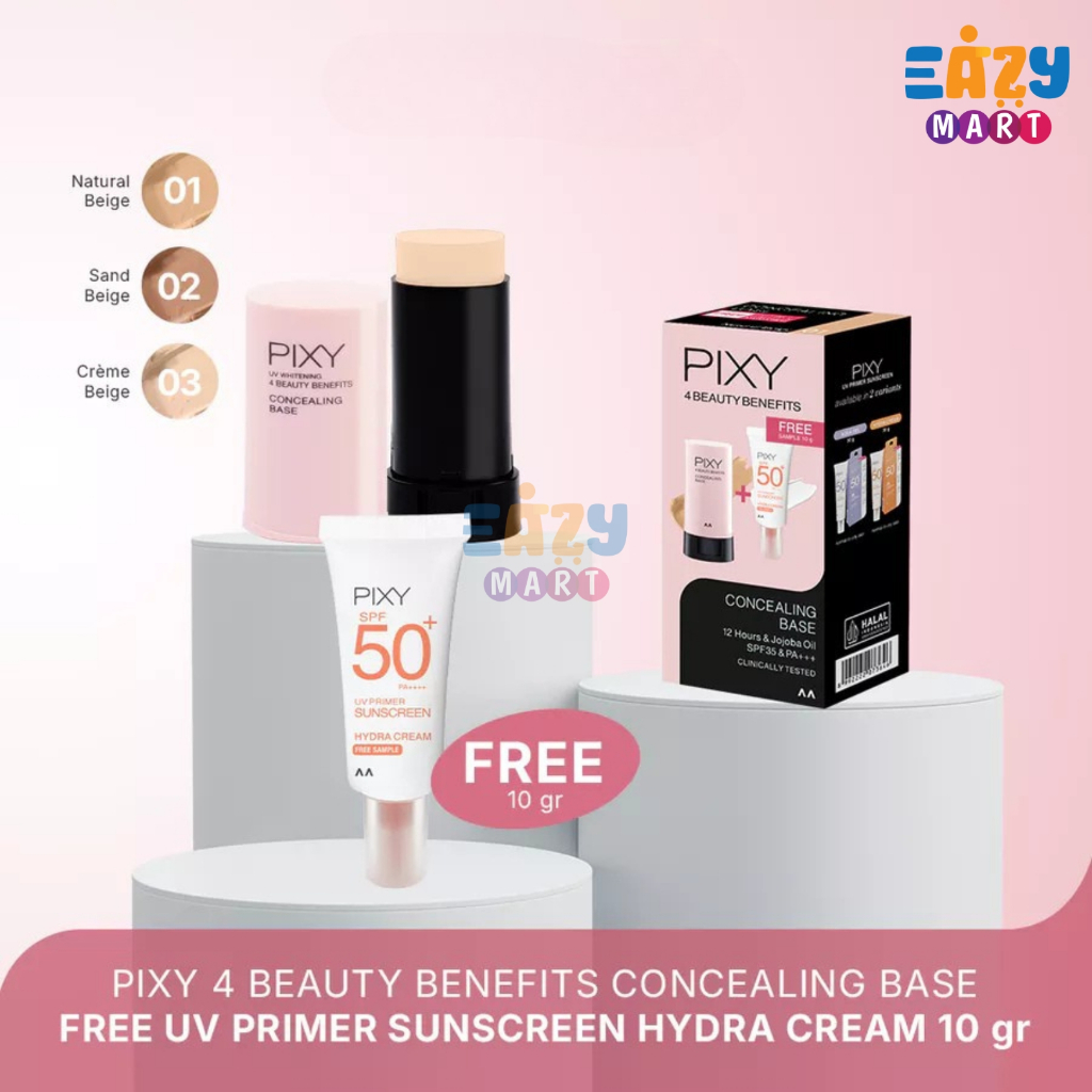 Pixy Concealing Base Free UV Primer Sunscreen Hydra Cream