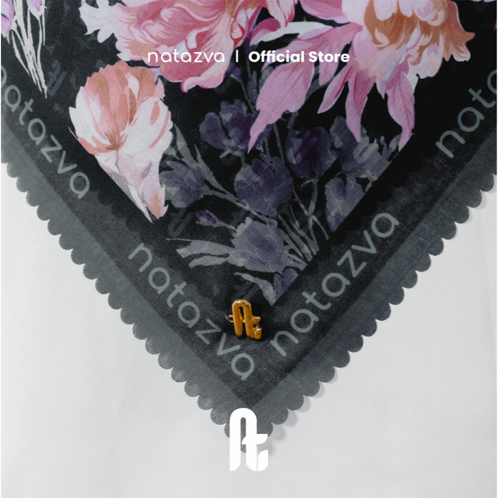 Pin Hijab Logo Brand Natazva Scraves