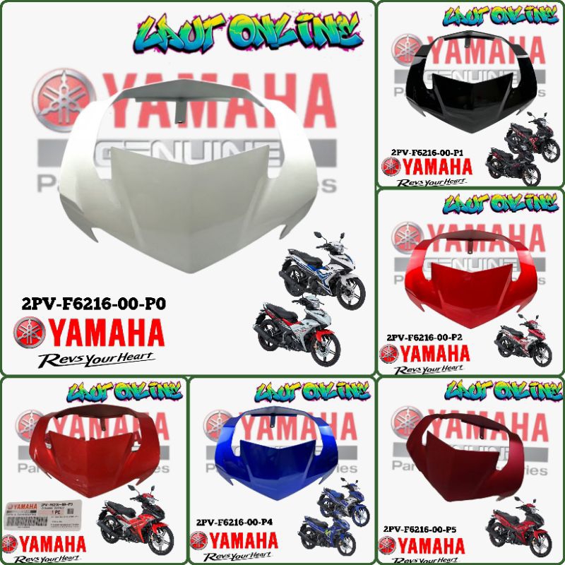 CAP, HANDLEBAR 2PV-F6216-00, COVER BATOK JUPITER MX KING 150 V1 2015/2018 ORIGINAL YAMAHA