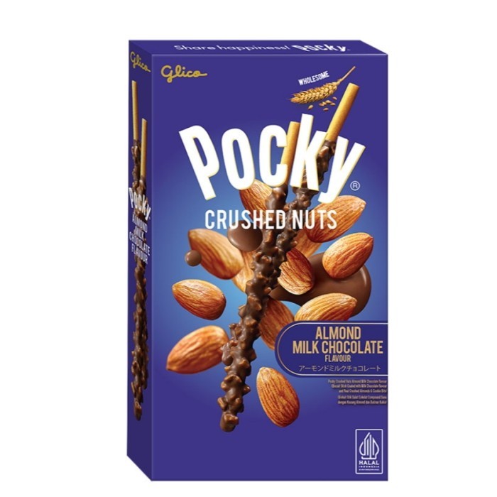 

POCKY CRUSHED NUTS ALMOND MILK CHOCOLATE 25 GRAM