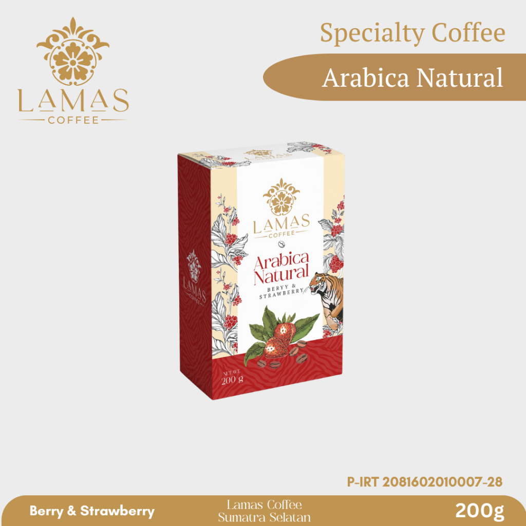 

Lamas Coffee Kopi Arabika Sumatera Selatan Specialty Natural Process (Berry & Strawberry)