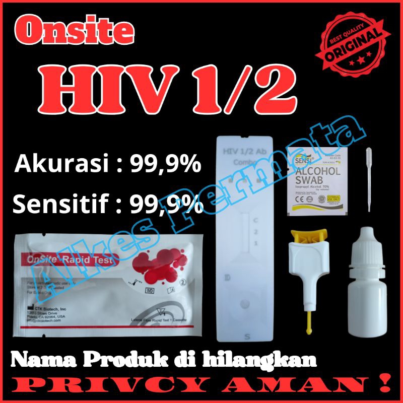 Alat Test HIV 1/2 Akurat Mandiri Satuan Onsite