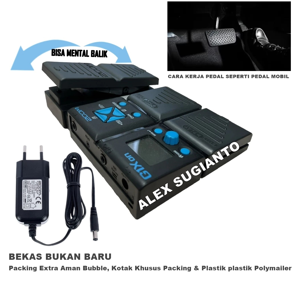 [BEKAS] LAIN DARI YANG LAIN ZOOM G1XON MODE PEGAS Efek Gitar G1X ON Effect G1 XON G 1 X 1X