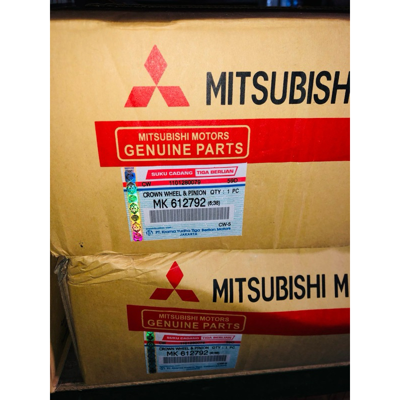 Gear set gigi pinion / ger set / crwon wheel pinion canter 125 /ps135 6x38