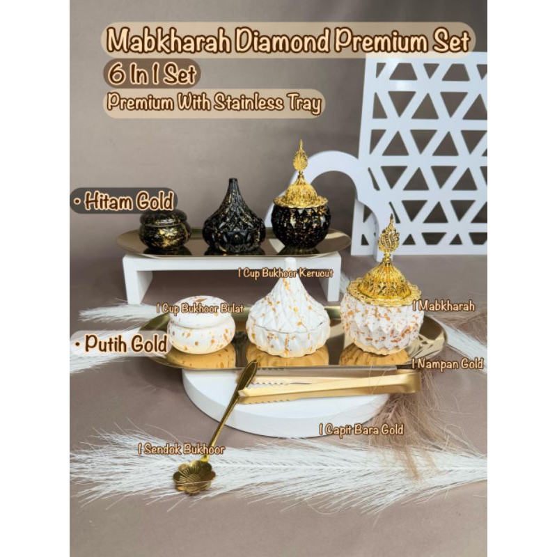 Mabkhara Set / Tempat Dupa Aesthetic / Tempat Dupa / Mabkhara / Perapen Logam