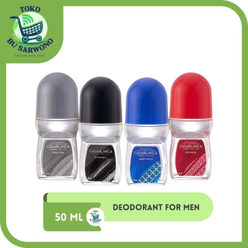 Casablanca Deodorant Men Pria 50 ML