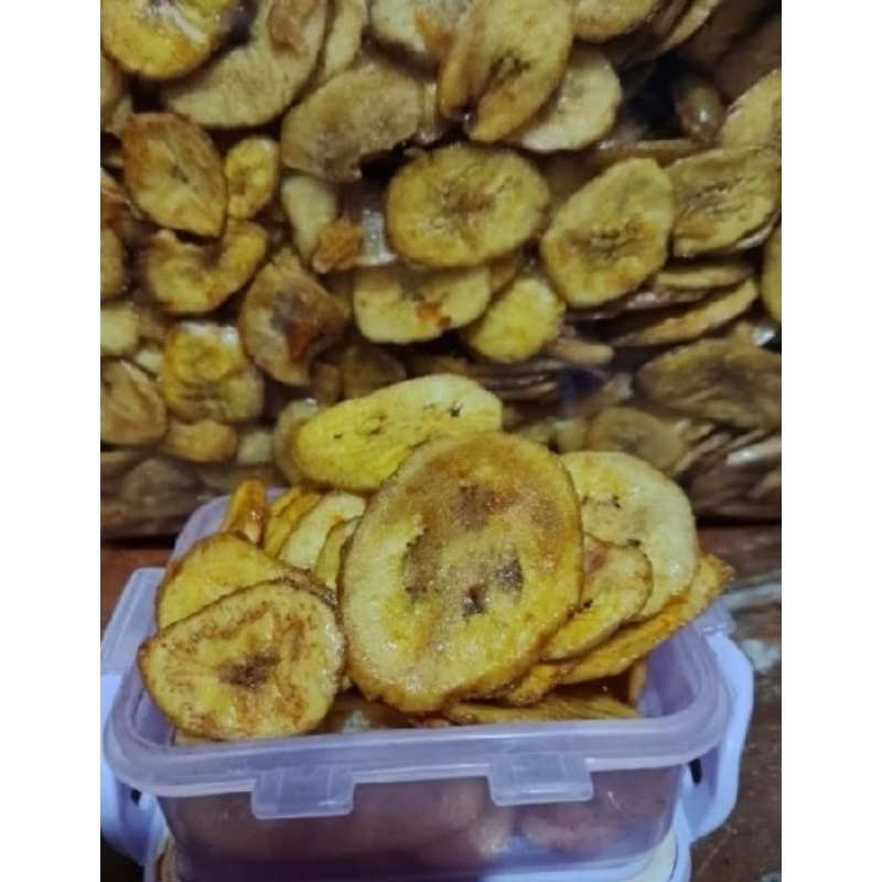 

keripik pisang caramel/keripik pisang manis kemasan 250 gram