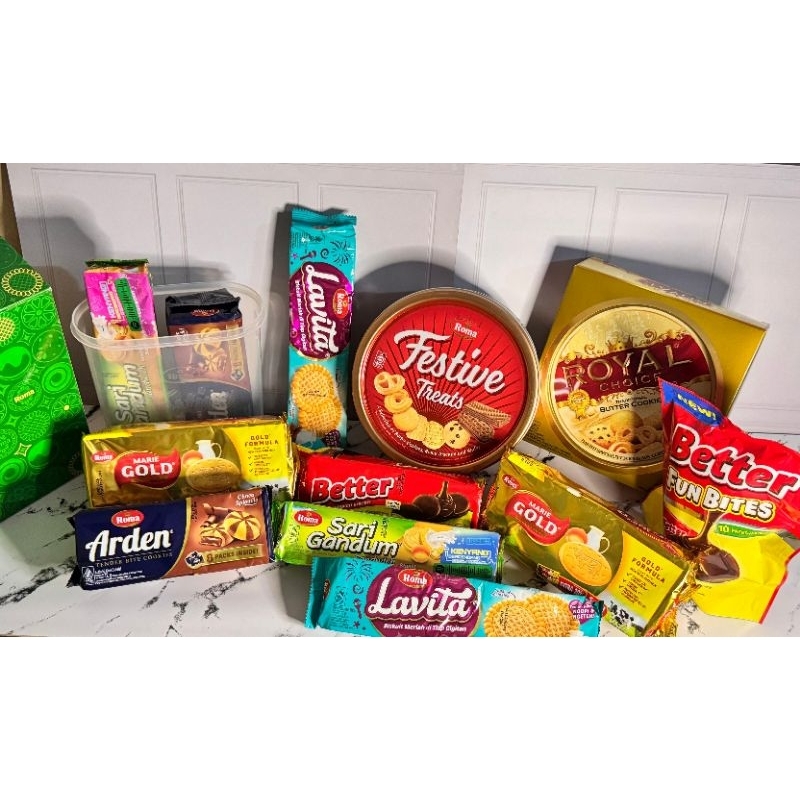 

Hantaran Hampers Box Makanan Lebaran | HALAL 100%