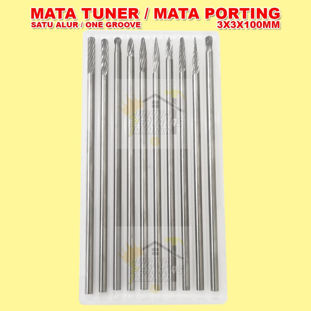 MATA TUNER PORTING PANJANG 3MM SET 10PCS / MATA TUNER PORTING