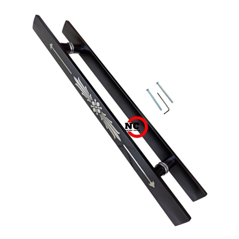 Handle pintu rumah Gagang pintu rumah Tarikan Pintu Rumah minimalis hitam handle pintu estetik