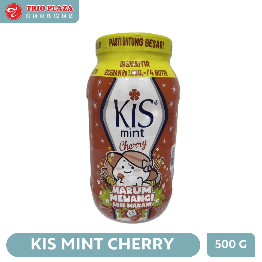 

KIS MINT CHERRY 500 GRAM PERMEN