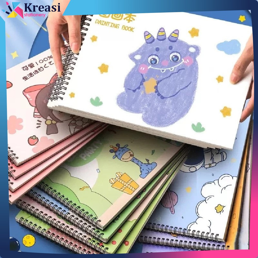 

Buku Menggambar Buku Sketsa Gambar Lukis / Buku Gambar A4 30 Lembar Drawing Book Buku Mewarnai Anak Balita Painting Book Kreasi Stationery A62