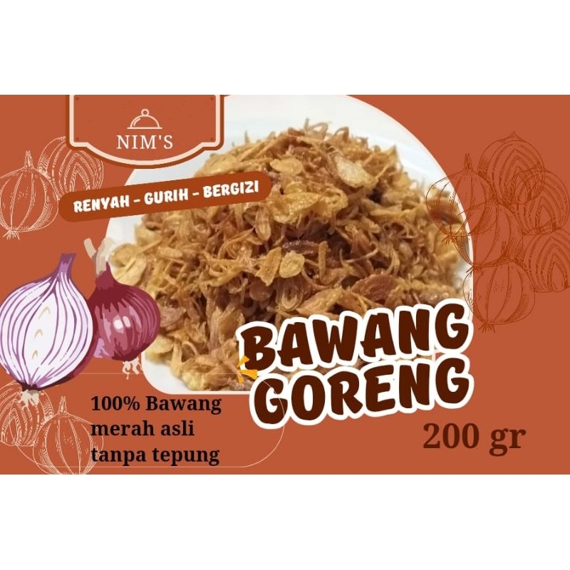 

Bawang Goreng Premium 100% Asli Bawang Jawa