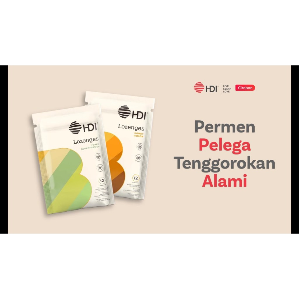 

HDI Lozenges Honey Lemon and Elderflower