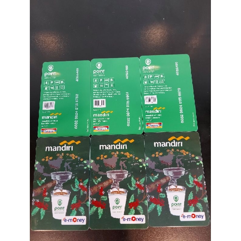 Emoney Mandiri Original edisi POINT COFFEE