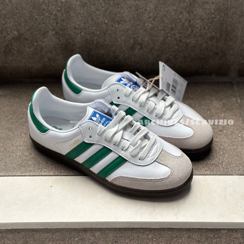 Adidas Samba OG White/Green